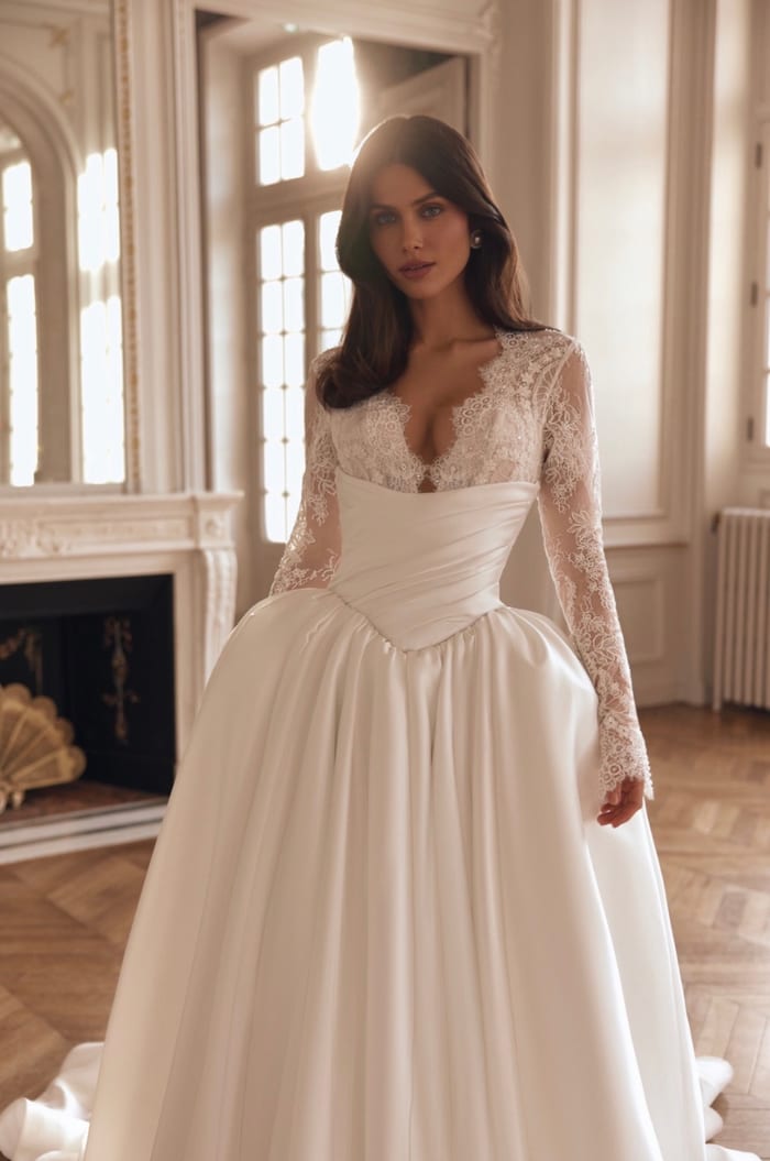 Vestido da coleção Pérola Noivas